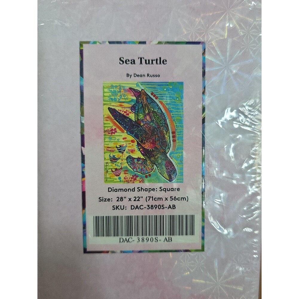 Diamond Art Club ~ Sea Turtle ~ Dean Russo ~ Discontinued DAC Kit